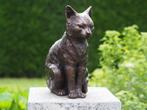 Bronzen dierenbeelden / POES/, Nieuw, Ophalen of Verzenden, Beeldje of Figuurtje, Hond of Kat