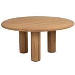 Corsica dining tuintafel 160øxH75 cm rond teak 4 Seasons, Tuin en Terras, Tuintafels, Ophalen of Verzenden, Nieuw, Teakhout