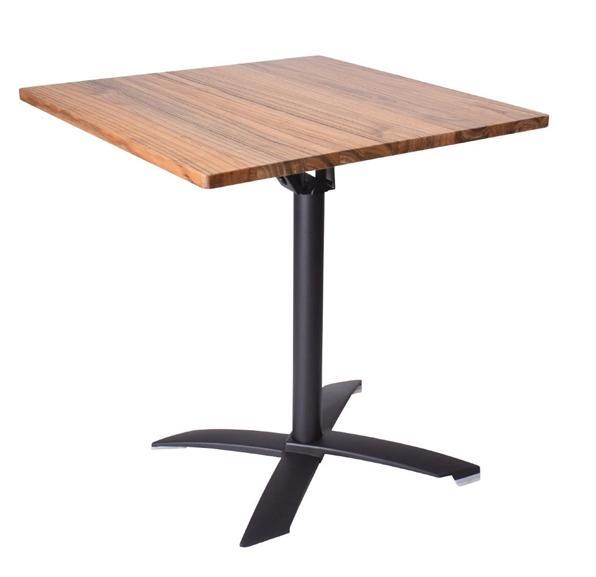Bistro Tafel Helsinki | Bruin-Zwart | 75(h)x70x70cm, Zakelijke goederen, Horeca | Keukenapparatuur, Verzenden