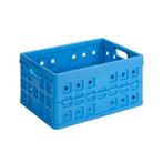 Sunware vouwkrat 490x360x245 mm 32 liter blauw, Huis en Inrichting, 30 tot 40 liter, Ophalen of Verzenden, Nieuw, Kunststof