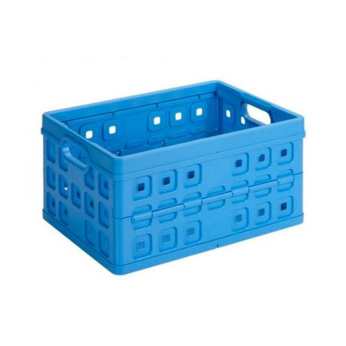 Sunware vouwkrat 490x360x245 mm 32 liter blauw, Huis en Inrichting, Woonaccessoires | Prullenbakken, Nieuw, 30 tot 40 liter, Kunststof