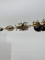 Verguld, Kristal - Kraagketting - Magische Tuin Ketting