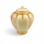 Royal Worcester - Edwardian blush ivory potpourri vase with