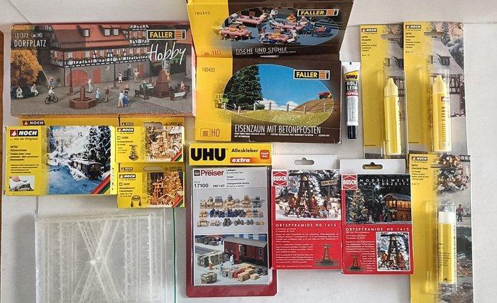 Faller, Noch, Busch, Preiser, UHU H0 -, Hobby en Vrije tijd, Modeltreinen | H0