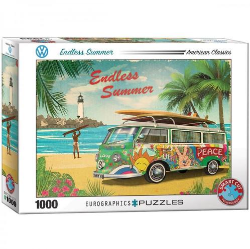 VW Endless Summer Puzzel (1000 stukjes) | Eurographics -, Hobby en Vrije tijd, Denksport en Puzzels, Nieuw, Verzenden