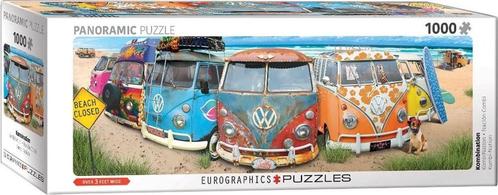 VW Kombination Panorama Puzzel (1000 stukjes) | Eurographics, Hobby en Vrije tijd, Denksport en Puzzels, Nieuw, Verzenden