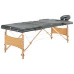 vidaXL Massagetafel met 3 zones 186x68 cm houten frame, Sport en Fitness, Verzenden, Nieuw