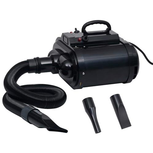 vidaXL Huisdierenföhn dubbele motor zwart, Dieren en Toebehoren, Overige Dieren-accessoires, Nieuw, Verzenden