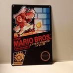 Super Mario Bros metalen bordje, Huis en Inrichting, Woonaccessoires | Tekstborden en Spreuken, Verzenden, Gebruikt