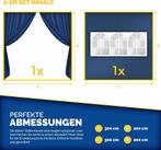 Tillvex® Zijwand voor paviljoen - 3x3m - Blauw, Verzenden, Zo goed als nieuw