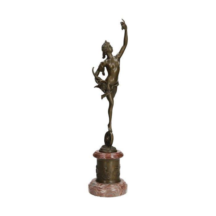 sculptuur, Bachus - 48 cm - Brons, Marmer, Antiek en Kunst, Curiosa en Brocante