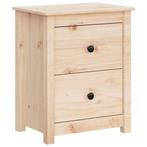 Sfeervol Grenen Nachtkastje | Retourdeal | Budgetproof, Huis en Inrichting, Slaapkamer | Nachtkastjes, Nieuw, 45 tot 65 cm, Hout
