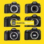 Canon EOS 70D en andere camera's bij MACCA yellow, Spiegelreflex, Canon, Ophalen of Verzenden, Zo goed als nieuw