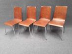 Auping - Friso Kramer - Stoel (4) - Euroika - Teakhout,, Antiek en Kunst