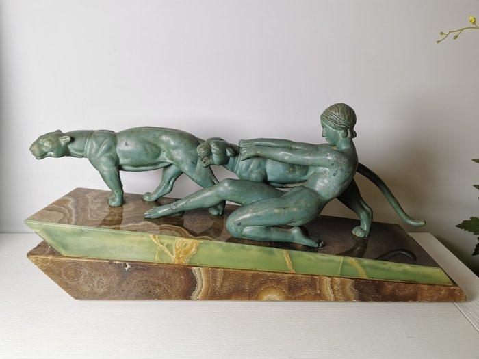 sculptuur, Alexandre Ouline - Grande Figura - Donna con, Antiek en Kunst, Kunst | Designobjecten