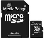 MediaRange | MicroSDXC | 64 GB | Class 10