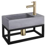 Fonteinset Differnz Force Beton en Handoekrek 40x22x9 cm, Ophalen of Verzenden, Nieuw, Overige typen