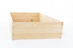 Moestuinbak - kweekbak - 120x100x27 cm - hout - met grond..., Tuin en Terras, Kweekspullen, Ophalen of Verzenden, Nieuw