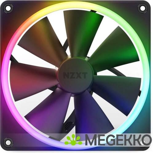 NZXT F140RGB - 140mm RGB Fans - Single - Black, Computers en Software, Computerkoelers, Nieuw, Verzenden