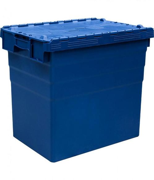 Distributiebak 600x400x516 mm Nestbaar Stapelbaar Blauw,, Doe-het-zelf en Verbouw, Kratten en Dozen, 50 tot 75 cm, Nieuw, Bak of Kist