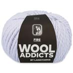 WoolAddicts Fire - 20 ijsblauw - Merinowol Garen, Hobby en Vrije tijd, Breien en Haken, Ophalen of Verzenden, Nieuw