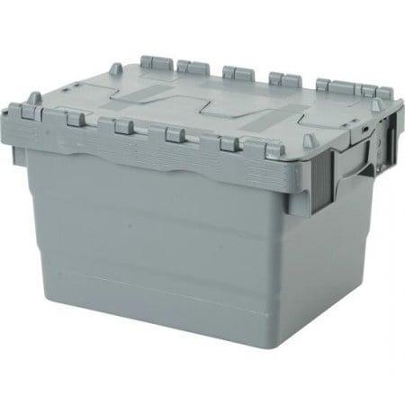 Distributiebak 400x300x250 mm Nestbaar Stapelbaar Grijs,, Doe-het-zelf en Verbouw, Kratten en Dozen, Minder dan 40 cm, Minder dan 50 cm