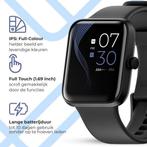 Tweedekans | Lunis Smartwatch Dames & Heren Zwart - Apple &, Computers en Software, Monitoren, Ophalen of Verzenden, Zo goed als nieuw
