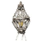 French Antiques - Wandkandelaar - Kristal, Metaal