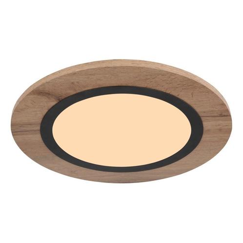 Plafondlamp LEA ø400CM 15 Watt Matt zwart 1-Lichts Opaal, Huis en Inrichting, Lampen | Plafondlampen, Nieuw, Metaal, Ophalen of Verzenden