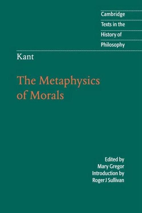 Kant Metaphysics Of Morals 9780521566735 Hans Siegbert Reiss, Boeken, Overige Boeken, Zo goed als nieuw, Verzenden