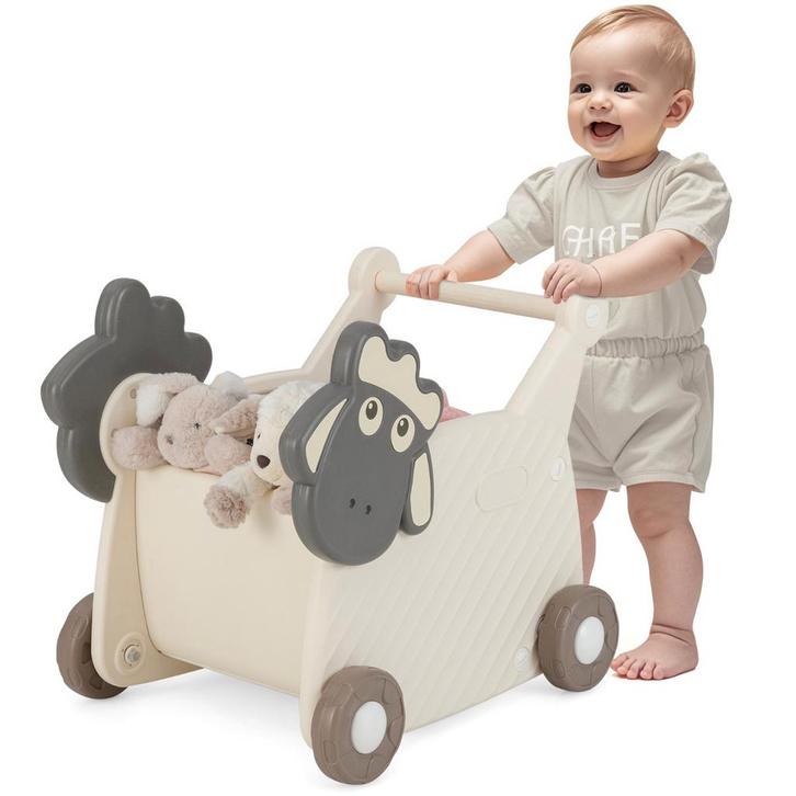 LIVSK 2-in-1 Loopwagen en Opbergmand - 18L Capaciteit - Educ, Kinderen en Baby's, Speelgoed | Buiten | Voertuigen en Loopfietsen