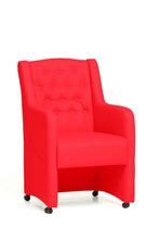 Eetkamerstoel Norwich - eetkamerstoelen - Roze, Huis en Inrichting, Stoelen, Nieuw, Stof
