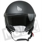 MT Helmet MT HELM STREET MAT ZWART, Nieuw, Overige typen, Ophalen of Verzenden
