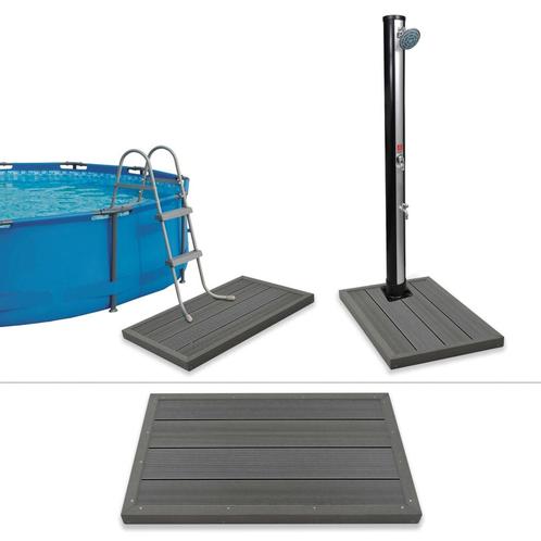 vidaXL Vloerelement voor solardouche of zwembadladder HKC, Tuin en Terras, Zwembad-toebehoren, Nieuw, Verzenden