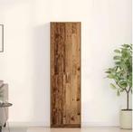 Vintage Houten Kledingkast met Deur en Planken 55×25×189 cm, Verzenden, Nieuw