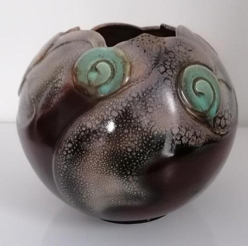 Regina Kunstaardewerkfabriek - Vaas - 752 - Aardewerk -, Antiek en Kunst, Antiek | Glas en Kristal