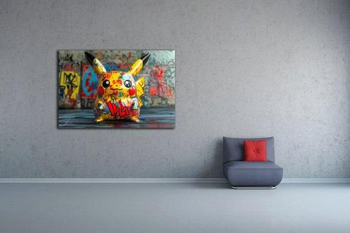 X-Art - Pikachu Street Art, Antiek en Kunst, Kunst | Schilderijen | Modern