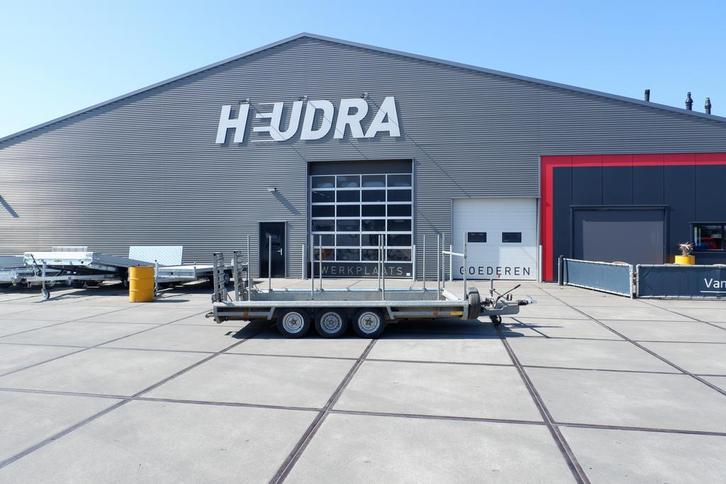 Gebruikte Hulco machinetransporter tridemas 3500kg 394x180cm, Auto diversen, Aanhangers en Bagagewagens, Gebruikt