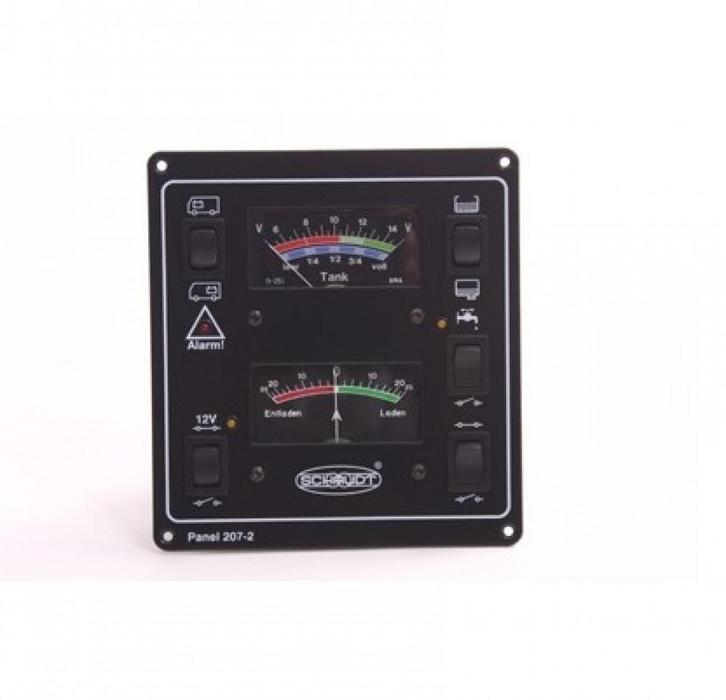 Schaudt Paneel + 2 wijzers V/Water/A  IT 207, Caravans en Kamperen, Kampeeraccessoires, Nieuw