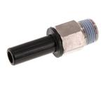 12mm x 3/8 NPT insteekfitting Messing/PA 66 Buitendraad, Verzenden, Nieuw