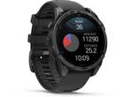 Garmin fnix 8, 47mm, RVS body, Gorilla Glass, Grijs (Zwart), Verzenden, Zo goed als nieuw