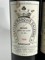 1989 Château Marquis dAlesme Becker, 1986 Château La, Verzamelen, Nieuw