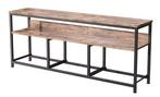 Dressoir met LED Verlichting en Stoffen Lades – 137 cm Breed, Huis en Inrichting, Verzenden, Nieuw