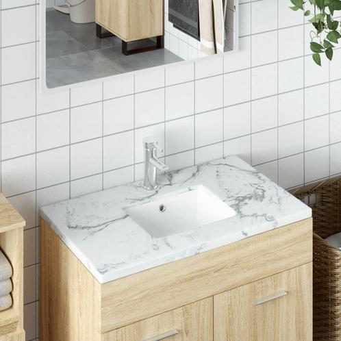 Keramiek Wastafel 36cm - Tweedekansje - Badkamer Upgrade!, Doe-het-zelf en Verbouw, Sanitair, Nieuw, Wastafel, Ophalen of Verzenden