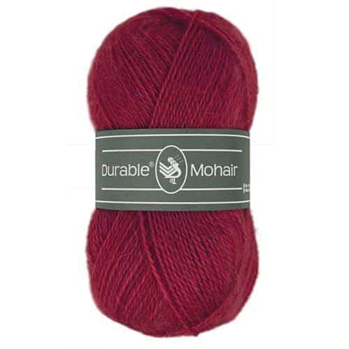 Durable Mohair - 222 Bordeaux, Hobby en Vrije tijd, Breien en Haken, Nieuw, Verzenden