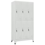 Lockerkast Grijs 90x45x180cm | Retourdeal | 35% Korting, Ophalen of Verzenden, Nieuw, Industrieel