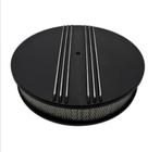 Aluminium finned black 14 inch aircleaner, Ophalen of Verzenden, Nieuw