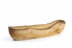 Olijfhouten kom | Langwerpig | 40x9x(H)8cm, Verzenden, Nieuw in verpakking