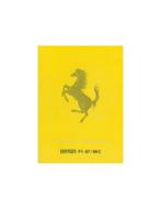 1988 FERRARI F1-87 / 88 C BROCHURE 511/88, Nieuw, Ferrari, Author