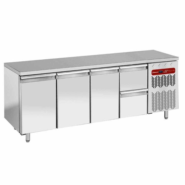 Diamond Koelwerkbank | Energiezuinig | 550L | 3 Deuren + 2 L, Witgoed en Apparatuur, Koelkasten en IJskasten, Ophalen of Verzenden